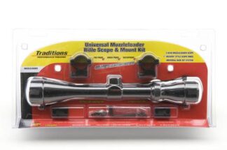 Turner Fabrications Traditions Muzzleloader Scope Pack 3-9x40 Duplex Matte Black