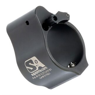 Superlative Arms Solid Adjustable Gas Block 0.875 in Black (AR-15)