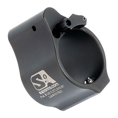 Superlative Arms Solid Adjustable Gas Block 0.875 in Black (AR-15)