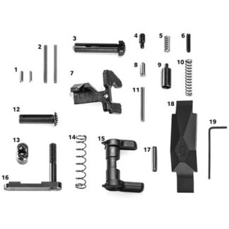 Geissele Automatics Ultra Duty Lower Parts Kit Black for AR-15 (Ambi Safety, Oversized Release/Catch)
