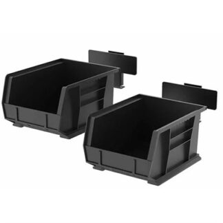 Lockdown SecureWall Bin Hanger 2-Pack, Black