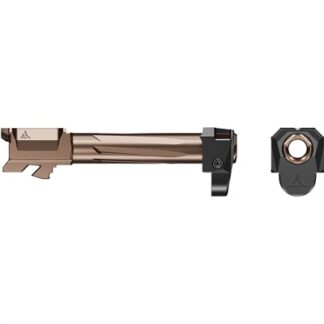 Radian Weapons Ramjet Barrel W/ Afterburner Micro Comp, 9mm, Non-Threaded, Bronze/Black Finish for Glock 19 Gen5