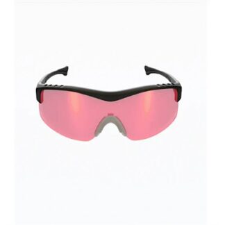 SSP Eyewear Methow Single Safety Glasses, HD Lens and XHD Case, Vermillion