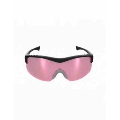 SSP Eyewear Methow Single HD Lens Frame Safety Glasses, Grapefruit Pink
