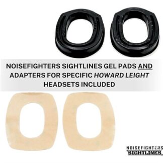 Noisefighters Sightlines Adapter Plates for HL Impact Sports Black