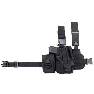 Cactus Jack Tactical Drop Leg Holster with Mag Pouch, Black