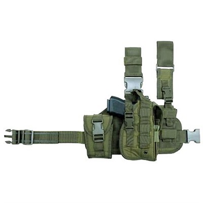 Cactus Jack Tactical Drop Leg Holster W/Mag Pouch OD Green