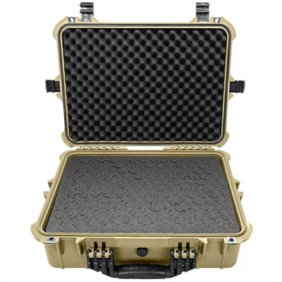 Eylar 20 in Large Hard Gear Case Tan with Rag-a-R Foam Inserts