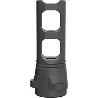 BREEK Breek LOK 3QD Gemini Dual-Port .30 Cal Muzzle Device, 5/8x24 Threads (Black Nitride Steel)