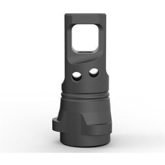 BREEK Echo Single Port Muzzle Brake 5.56 NATO, 1/2x28 Thread, Matte Finish