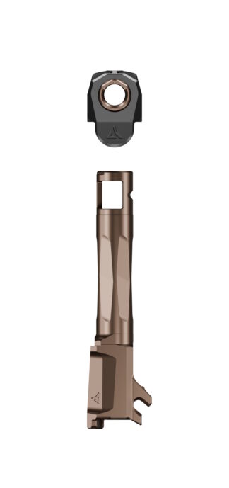 Radian Weapons Afterburner + Ramjet P365 3.1 in 9mm Bronze/Black DLC Barrel Accessory