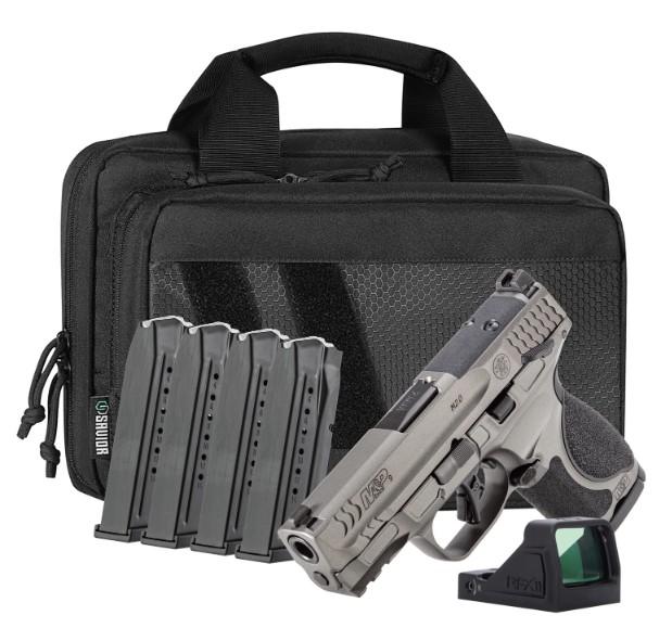 Smith & Wesson M&P M2.0 Metal Compact 9mm 3.6 in, 15rd, Fixed Sights W/Optic