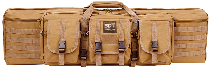 Bulldog Cases Deluxe Double Rifle Bag 42 in Tan