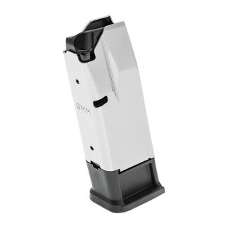 Springfield Armory Hellcat Pro Stainless Steel 9mm Luger Magazine with Extension, 10 Rounds, Black
