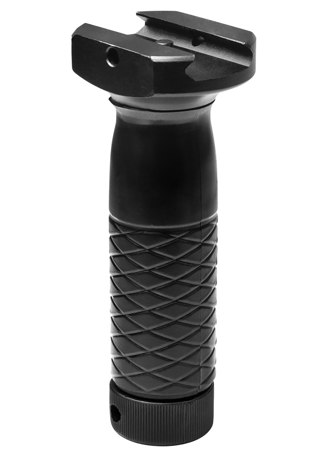 NCStar AARH AR-15 Vertical Grip for Weaver and Picatinny Rails (Aluminum, Rubber Overmold)