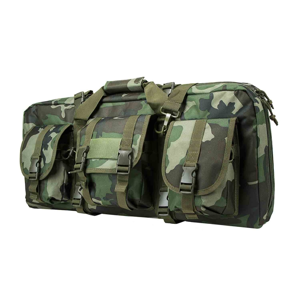 NCStar VISM Deluxe AR15/AK Pistol SubGun Case, 28 in x 13 in, 3 Accessory Pockets
