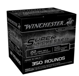 USA .22LR S Suppressed 45gr Subsonic CP 350/Bx