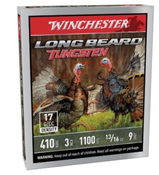 Winchester Long Beard .410 Bore 3 in Tungsten #9 Shot 13/16 oz, 5 Rounds