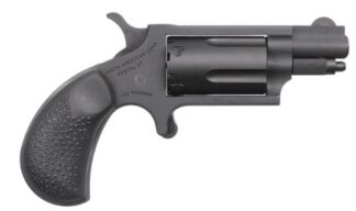 North American Arms Mini-Shadow .22 LR/.22 Mag 1.13 in Barrel Black Hogue Grip 5-Round Revolver