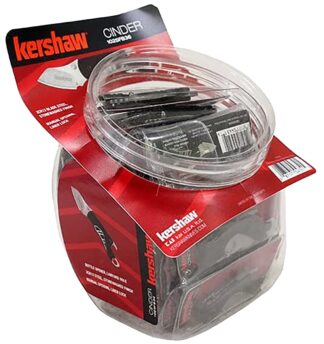 Kershaw Cinder Folding Knife 36-Piece Counter Top Fishbowl Kit