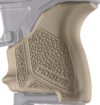 Hogue HandAll Beavertail Grip Sleeve Rubber, Textured FDE, for Ruger LCP II