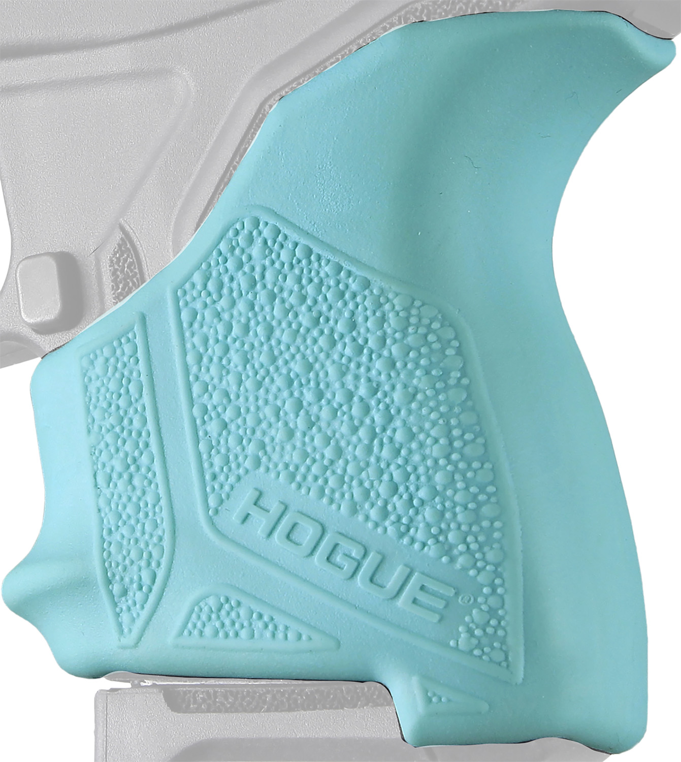 Hogue HandAll Beavertail Grip Sleeve, Ruger LCP II, Aqua Blue