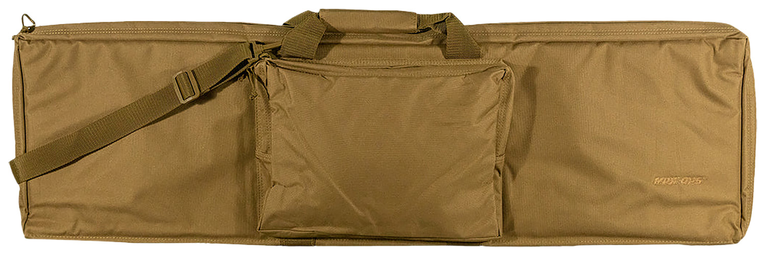 Bob Allen Tactical Max-Ops Rectangular Tactical Rifle Case 36 in Water Resistant Coyote Brown Polyester