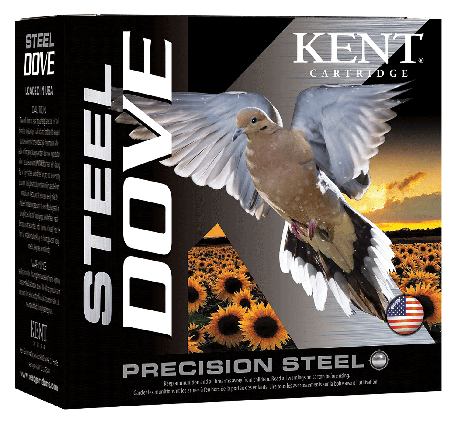 Kent Cartridge Steel Dove 12 Gauge 2.75 in #6 Shot 1 oz 25 Rounds Per Box