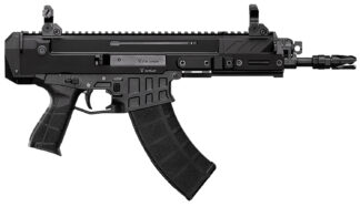 CZ-USA 91450 Bren 2 MS  5.56x45mm NATO 30+1 8.26" Black Cold Hammer Forged Barrel & Frame, Black Stippled Polymer Grips Right Hand