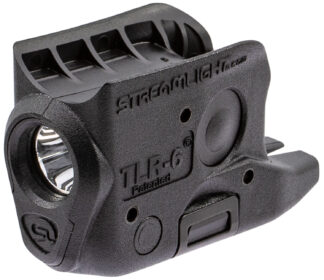 Streamlight TLR-6 Ultra-Compact Tactical Light, Black, 100 Lumens, White LED, Glock 42/43