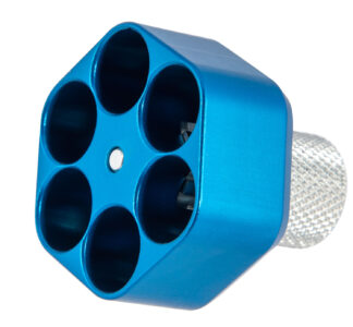 Pachmayr Competition Speedloader Aluminum Blue Finish Holds Up to 6 Rounds for S&W N Frame