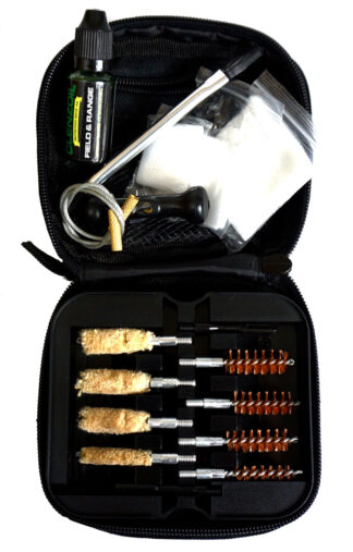 Clenzoil 2328 Multi-Caliber Pistol Cleaning Kit (Nylon Water-Resistant Case), 12 in Cable