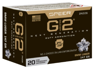 Speer Gold Dot G2 9mm Luger 147 gr Hollow Point, 20 Rounds Per Box