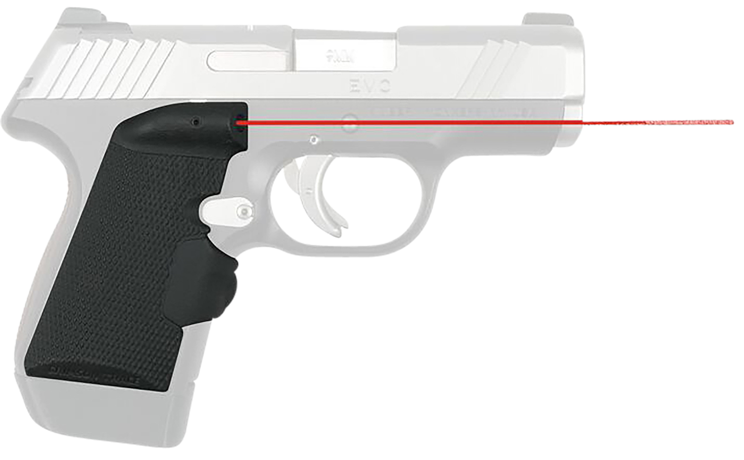 Crimson Trace 0185101 Lasergrips Fits Kimber EVO SP/TLE/Raptor, Red Laser Black Polymer