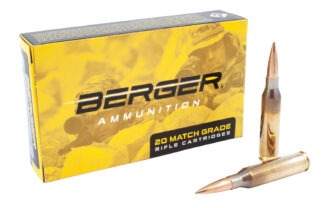 Berger Bullets Tactical .260 Remington 130 Grain Hybrid Open Tip Match Ammo (20 Rounds)