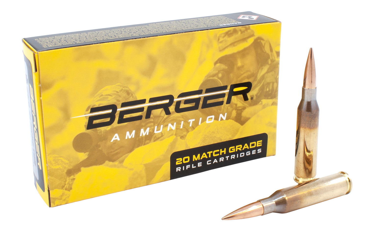 Berger Bullets Tactical .260 Remington 130 Grain Hybrid Open Tip Match Ammo (20 Rounds)