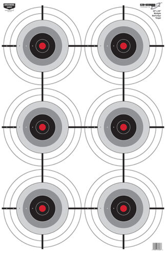 Birchwood Casey EZE-Scorer Hanging Bullseye Paper Targets, 23 x 35 in, 100 Pack