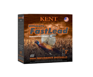 Kent Cartridge Ultimate Fast Lead 12 Gauge 3 in #4 Shot 25 Shell Box