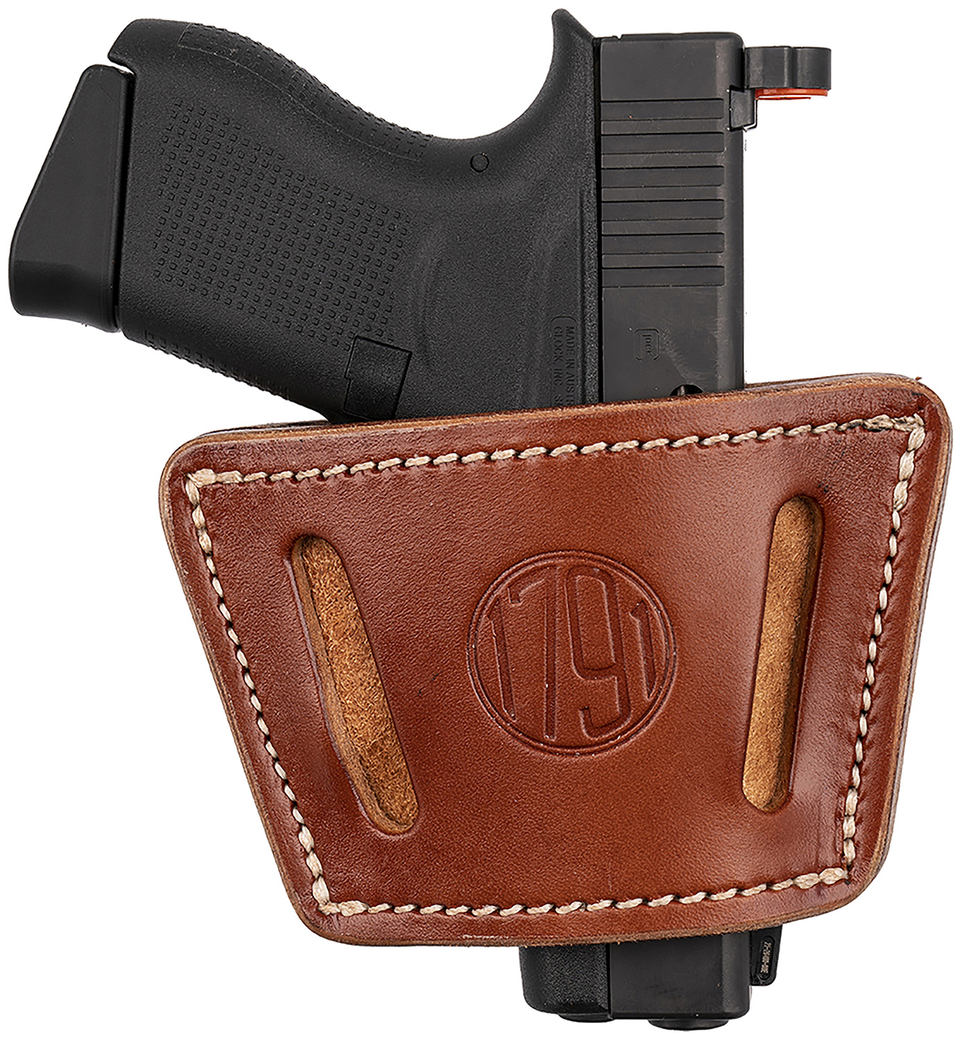 1791 Gunleather UIW CBR Small Ambidextrous IWB/OWB Leather Belt Clip Holster