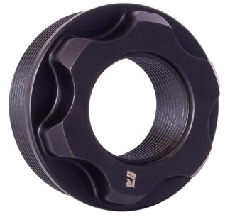 Rugged Suppressors Fixed Mount Thread Mount 1/2x36 Black (Obsidian 45/9)