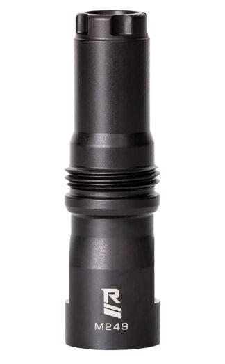 Rugged Suppressors M249 Muzzle Device Black 9/16x24 LH Thread with Dual Taper Locking System