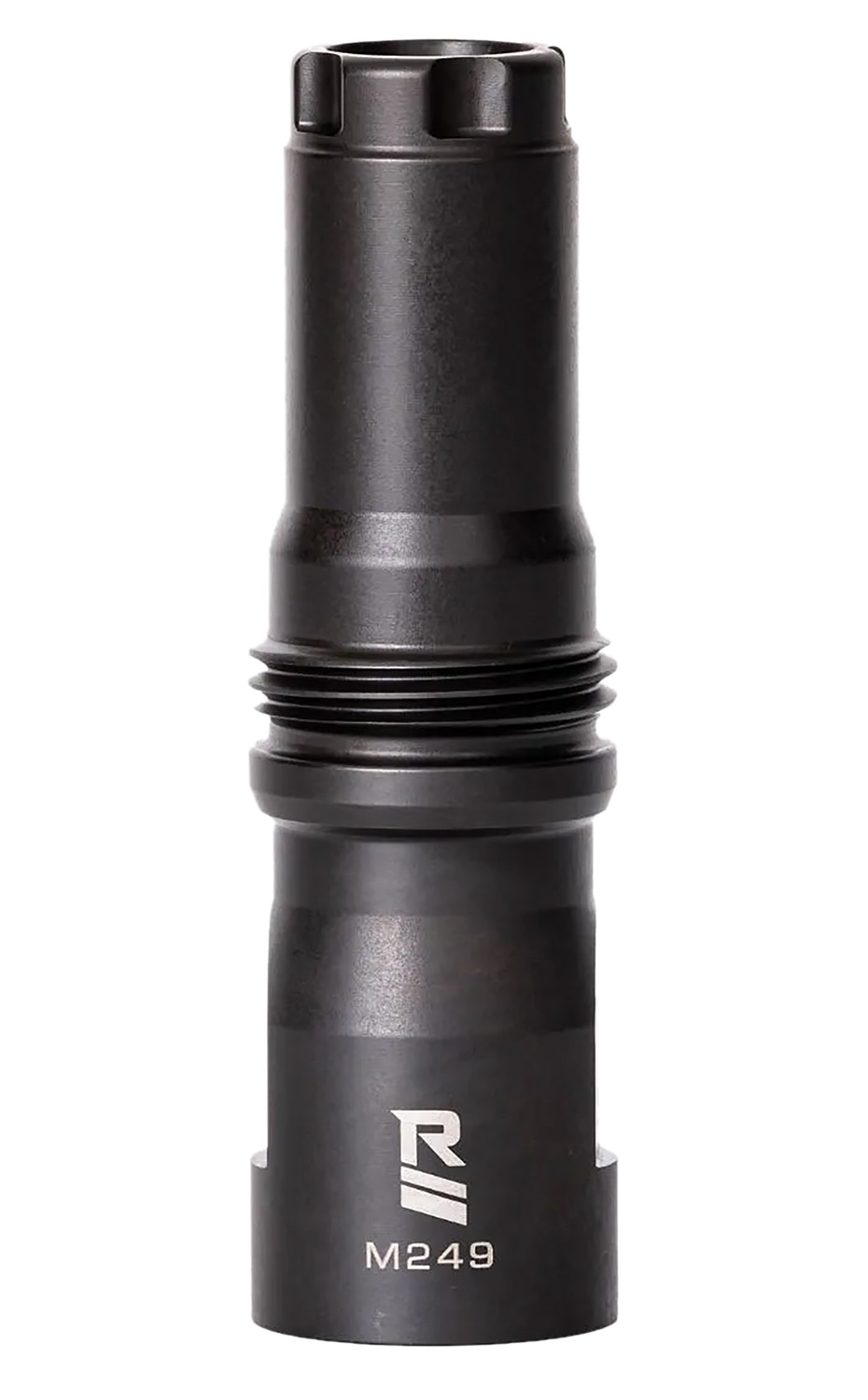 Rugged Suppressors M249 Muzzle Device Black 9/16x24 LH Thread with Dual Taper Locking System
