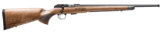 CZ-USA 02373 CZ 457 Royal Full Size 22 LR 5+1 20.50" Black Nitride Black Nitride Steel Receiver Walnut Fixed American Style w/Decorative Forend Tip Stock Right Hand