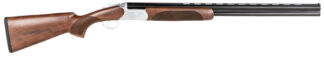 CZ-USA 06478 Redhead Premier  16 Gauge 2.75" 2rd 28" Gloss Black Chrome Barrel, Silver Satin Chrome Metal Finish, Walnut Stock Includes IC & M Chokes