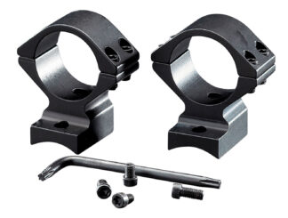 Browning 12395 BAR & BLR Integrated Scope Mount/Ring Combo, 1in Medium, Blued Gloss