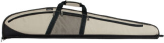 Bulldog Cases Plus Rifle Case 48 in Water-Resistant Nylon Taupe/Black
