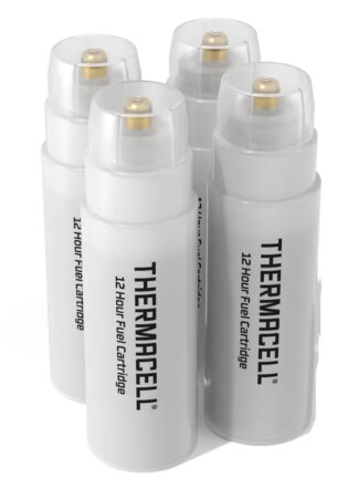 Thermacell C4 Repellent Refill White Effective 15 ft Odorless Scent Fuel Cartridge Repels Mosquito Effective Up to 48 hrs 4 Per Pkg