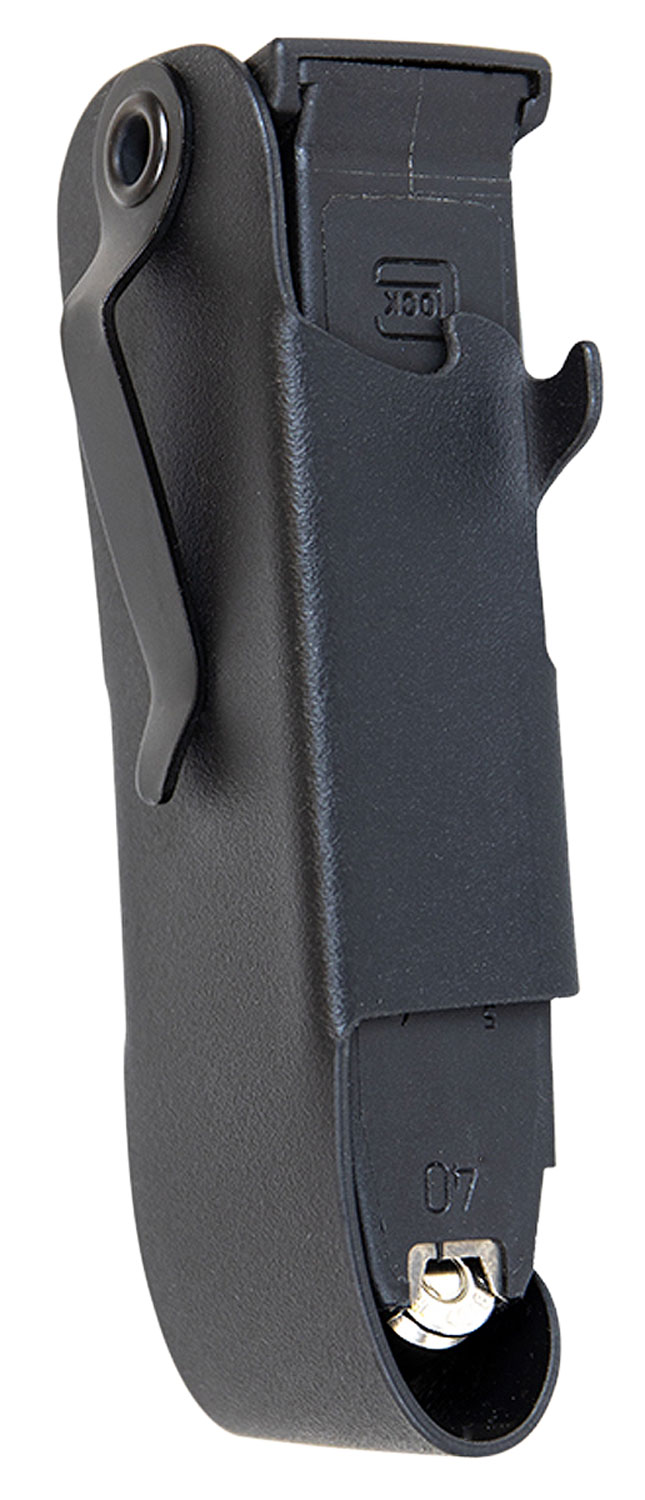 1791 Gunleather Snagmag Single Black Leather Belt Clip Magazine Holster (Glock 19/23/32), Right Hand
