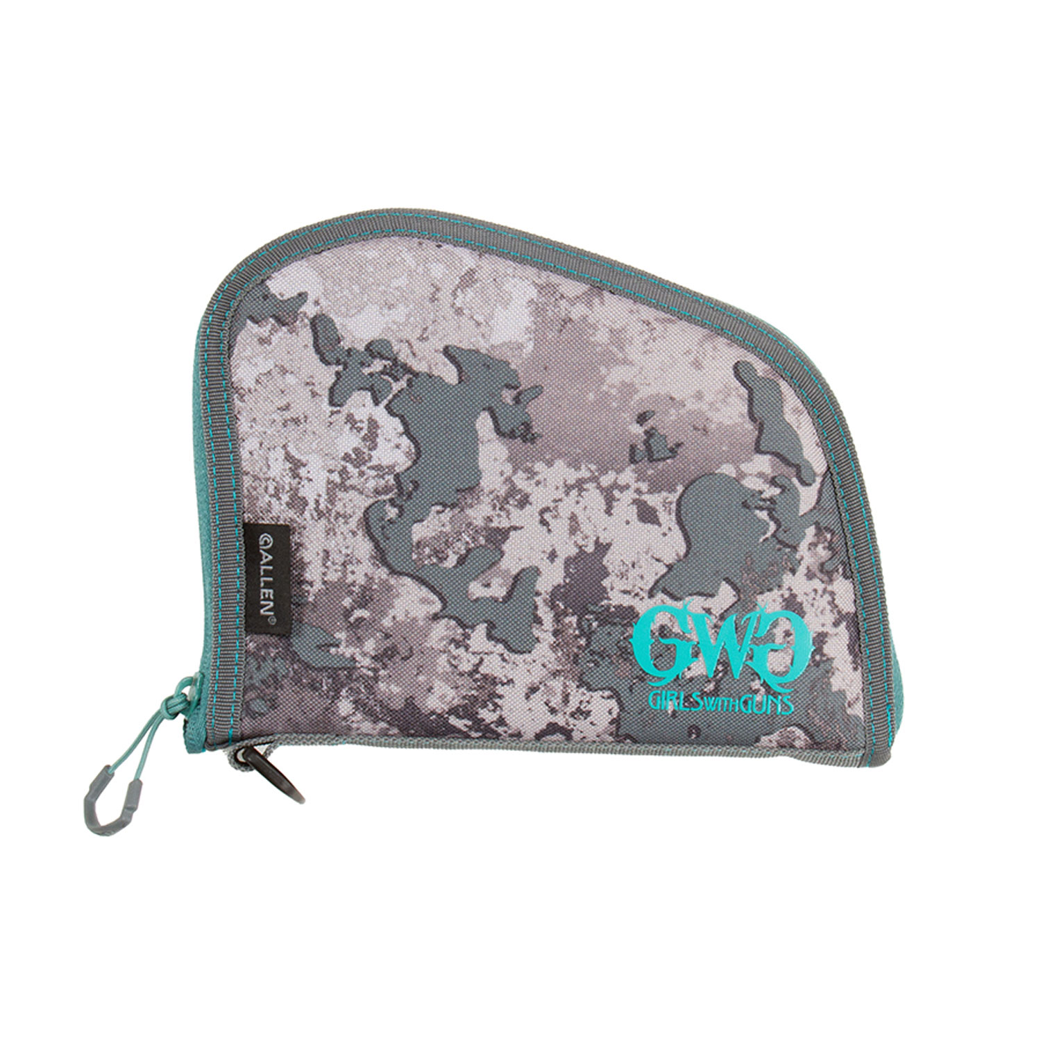 Girls with Guns 918 Compact Handgun Case 8 in Shade Camo, Lockable Zipper