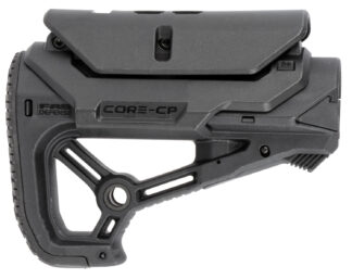 FAB Defense GL-Core S Combat Buttstock, AR-15/M4, Black, Fiberglass Reinforced Polymer